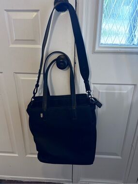 BEIS Black Tote Bag with Removable Shoulder Strap